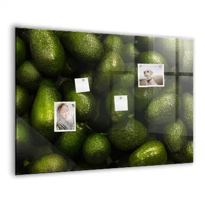 Avocado magnetic memo board