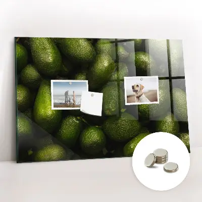 Avocado magnetic memo board