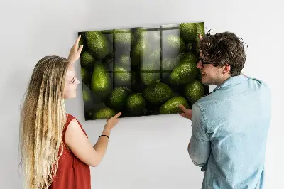 Avocado magnetic memo board