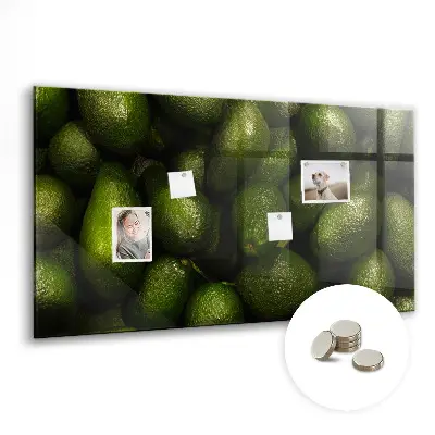 Avocado magnetic memo board