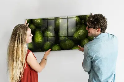 Avocado magnetic memo board