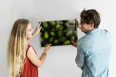 Avocado magnetic memo board