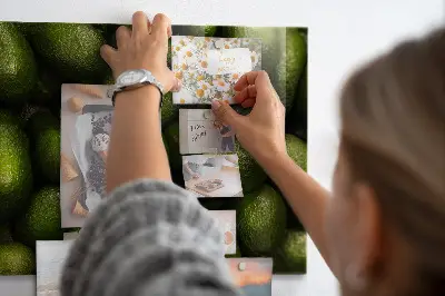 Avocado magnetic memo board