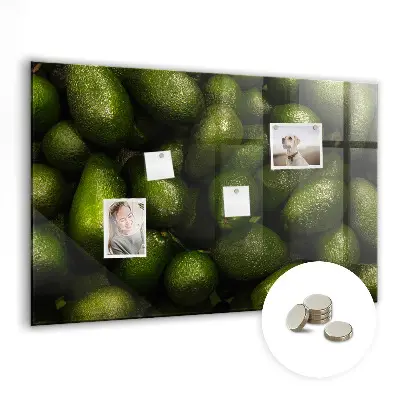 Avocado magnetic memo board