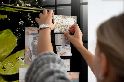 Magnetic Glass Dry Erase Board in Limes