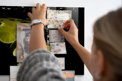 Magnetic Glass Dry Erase Board in Limes