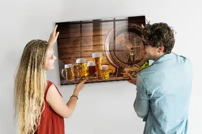 Barrel of Beer Magnetic Memo Board