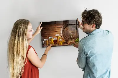 Barrel of Beer Magnetic Memo Board