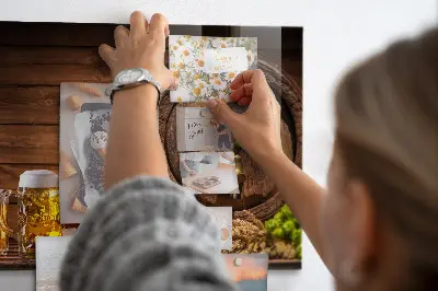 Barrel of Beer Magnetic Memo Board