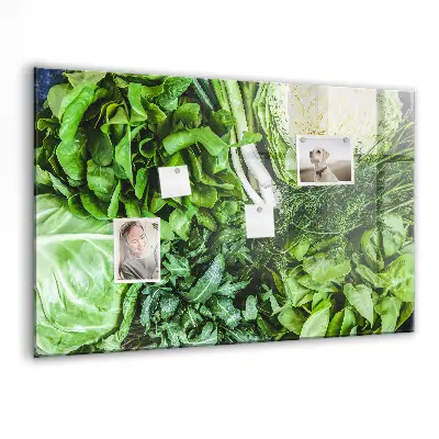 Magnetic wall board Green vegetables