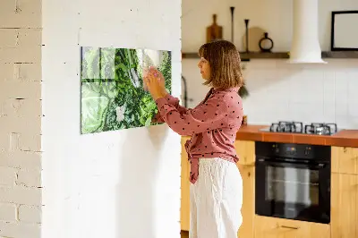 Magnetic wall board Green vegetables