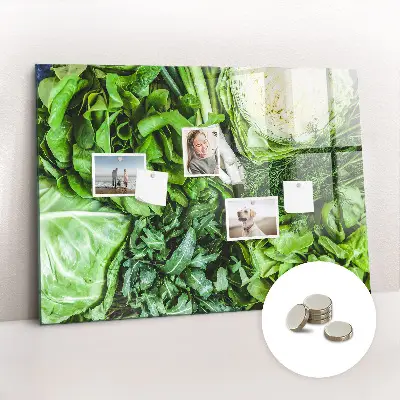 Magnetic wall board Green vegetables