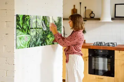 Magnetic wall board Green vegetables