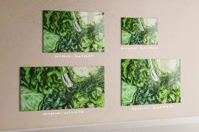 Magnetic wall board Green vegetables