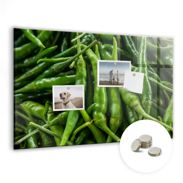 Green Pepper Magnetic Board