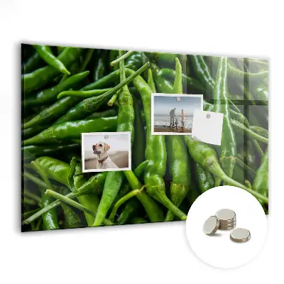 Green Pepper Magnetic Board