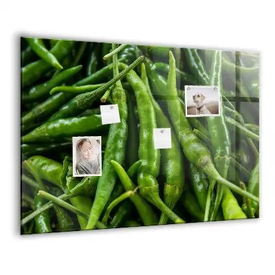 Green Pepper Magnetic Board
