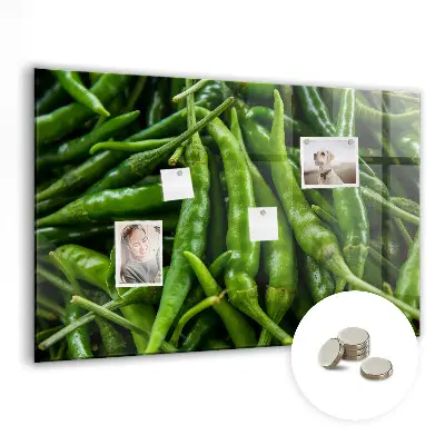 Green Pepper Magnetic Board