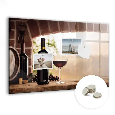 Wine Bottles Magnetic Board