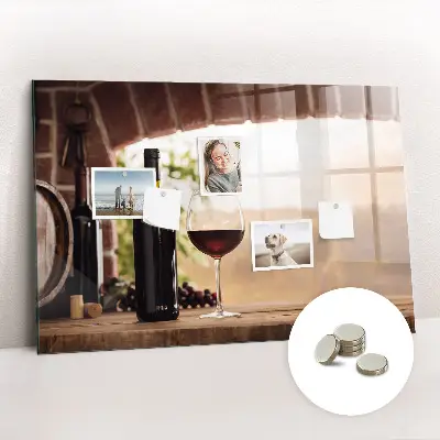 Wine Bottles Magnetic Board