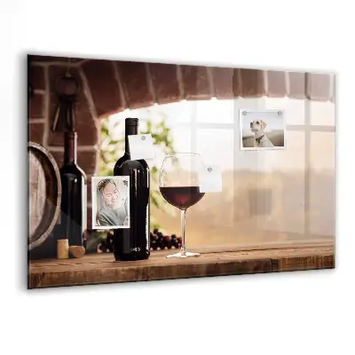 Wine Bottles Magnetic Board