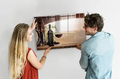 Wine Bottles Magnetic Board