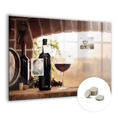 Wine Bottles Magnetic Board