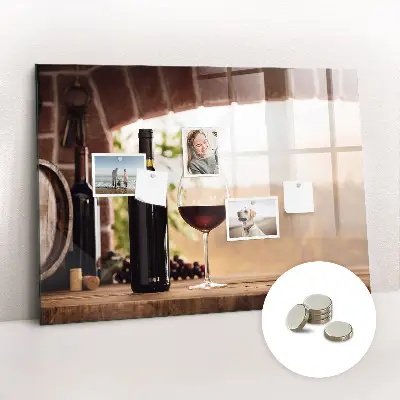 Wine Bottles Magnetic Board