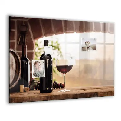 Wine Bottles Magnetic Board