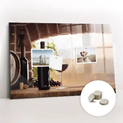 Wine Bottles Magnetic Board