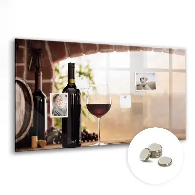 Wine Bottles Magnetic Board