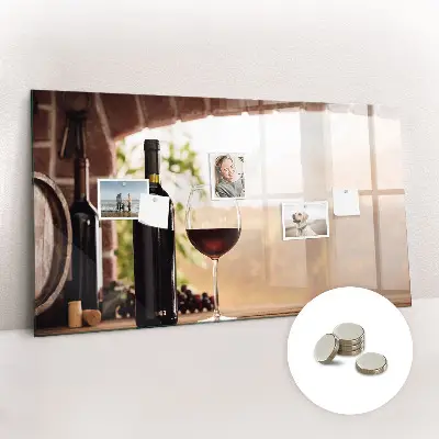 Wine Bottles Magnetic Board