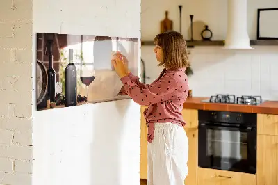 Wine Bottles Magnetic Board