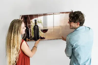 Wine Bottles Magnetic Board