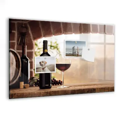 Wine Bottles Magnetic Board