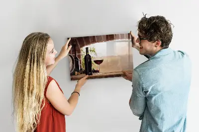 Wine Bottles Magnetic Board