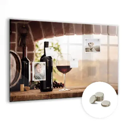 Wine Bottles Magnetic Board