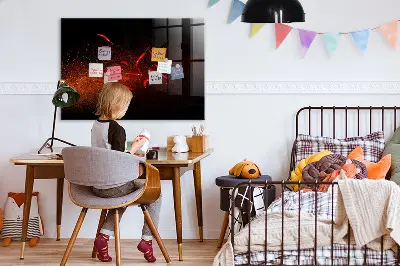 Magnetic wall board Chili peppers