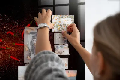 Magnetic wall board Chili peppers