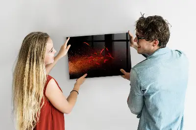 Magnetic wall board Chili peppers