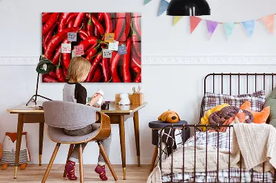 Magnetic wall board Hot peppers