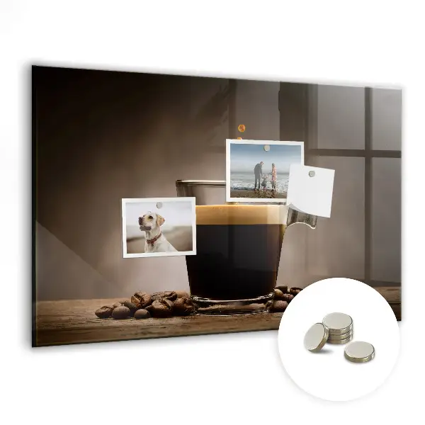 A Cup of Coffee magnetic board