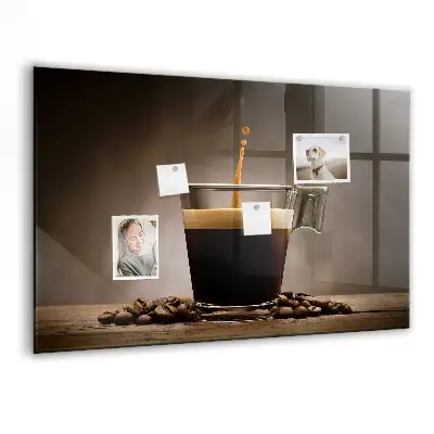 A Cup of Coffee magnetic board
