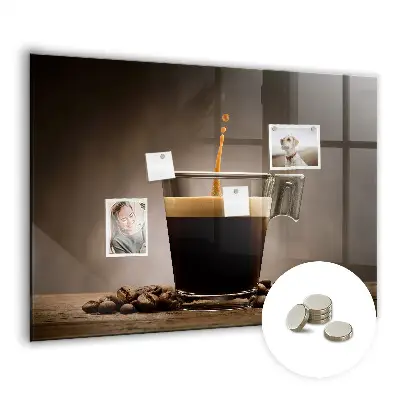 A Cup of Coffee magnetic board