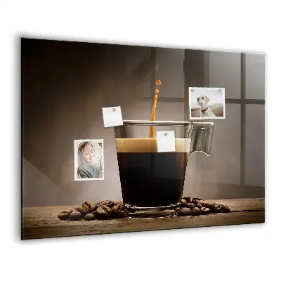 A Cup of Coffee magnetic board