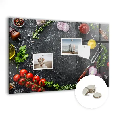 Vegetables on the Counter Magnetic Board