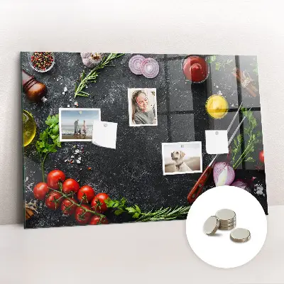 Vegetables on the Counter Magnetic Board