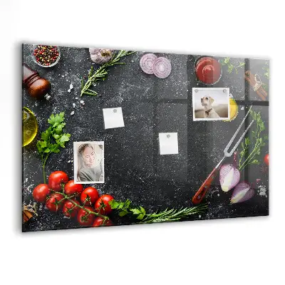 Vegetables on the Counter Magnetic Board