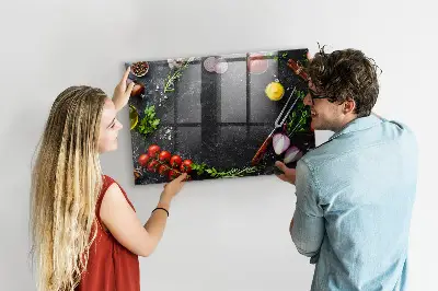 Vegetables on the Counter Magnetic Board