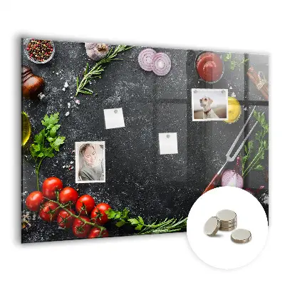 Vegetables on the Counter Magnetic Board